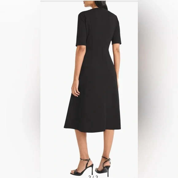 Maggy London Classic Black Midi Dress - Picture 13 of 13